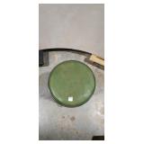 Vintage Green-Top Bar Stool