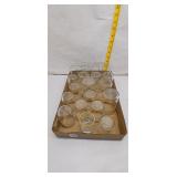 Vintage Gold Rimmed Glassware Lot