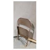 Vintage Folding Metal Chair