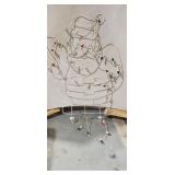 Vintage Light-Up Santa Silhouette