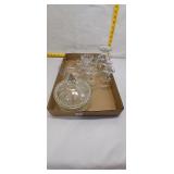 Assorted Vintage Crystal Glassware Lot