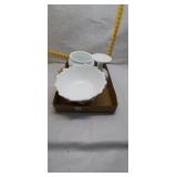 Vintage Hazel Atlas Opaque White Glassware Collect