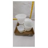 Vintage White Milk Glass Collection