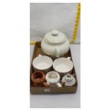 Capri Stoneware & Ceramic Teacup Lot