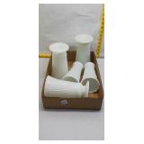 Vintage Milk Glass Vase Collection