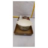 Assorted Ceramic Serving Dishes & Tableware