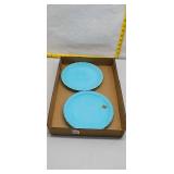 Fenton Glass "Christmas in America" Plates