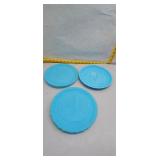 Vintage Fenton Christmas in America Plates