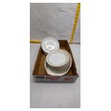 Noritake & Sheffield China Plate Set