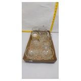 Vintage Cut Glass Serving Set