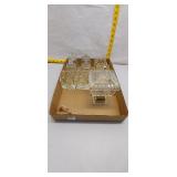 Vintage Glass Vanity Set