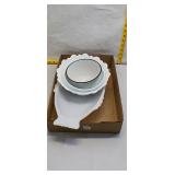 Hazel Atlas White Glass Serving Dishes