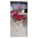 Vintage Red Upholstered Chair Collection