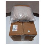 10 Room Essentials Beige Pillow & Box Lot