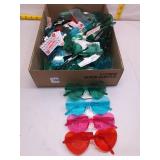 Heart-Shaped Novelty Sunglasses - Bulk Lot