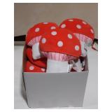 11 Mushroom Plush Pillows Lot