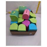 20 Colorful Piggy Bank Lot