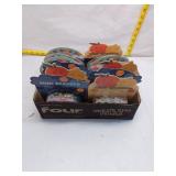 15 Colorful Mini Eraser Assortment Lot