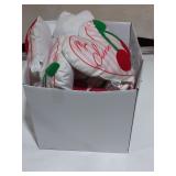 "214 a Cherie" Cherry Pillows Lot