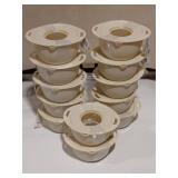 12 Vivitar Food Prep Mixing Bowl Lot - New