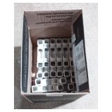 Lot of 9 Square Vases and "I Love You" Vase