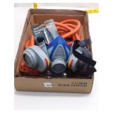 MSA Respirator and Assorted Work Supplies