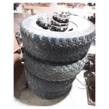 Chevy Truck Tires and Hubcaps tires are no good