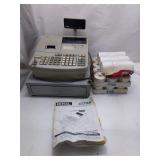 Royal 487nx Cash Register w/ Paper Rolls & Manual