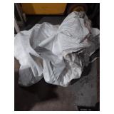 Heavy-Duty White Tarps - top to a canopy