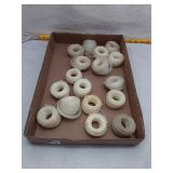 16 Spools of White weedeater string.