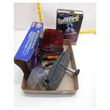 Auto Parts Assortment: STP, SplitFire, Tail Light,