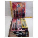 Assorted Tool Lot: Multi-Tool Kits, Sockets, and S