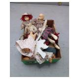 Charming Collection of Vintage Rag Dolls & Animals