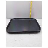 Set of 5 Black Rectangular Serving Trays