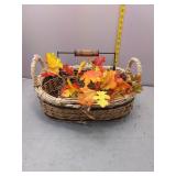 Autumn Basket & Decor Lot