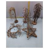 Rustic Twig & Berry Decor Lot