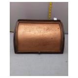 Vintage Copper & Wood Bread Box
