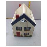 Whimsical House-Shaped Wooden Caddy