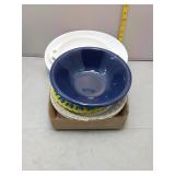 Assorted Kitchenware: Bowls, Plates & More