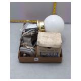 Assorted Lighting, Speakers, and Safety Equipment