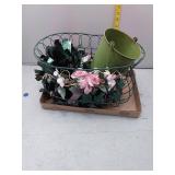 Decorative Basket & Bucket Lot