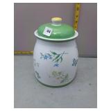 Floral Ceramic Cookie Jar