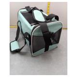 Teal & Black Pet Carrier