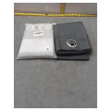 Grey Grommet Curtains and Shower Rings