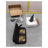 Assorted Tool Lot - Screwdrivers, Blade, Flywheel