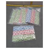 5 Polka Dot Shower Cap Lot