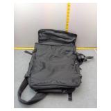 Black Backpack with Multiple Compartments