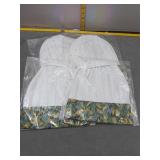 Set of Kitchen Hats with Decorative Trim