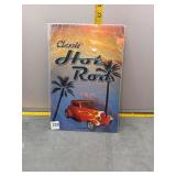 Classic Hot Rod Metal Sign