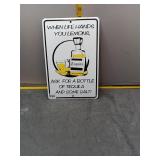 'When Life Hands You Lemons' Tequila Sign